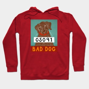 Bad Dog - Stephen Huneck Funny Hoodie